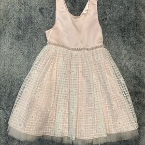 Blush Pink Formal Kids Dress